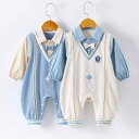 ロンパース カバーオール ベビー 赤ちゃん 乳幼児 服 長袖 春秋 カレッジスタイル かわいい おしゃれ 男女兼用 カジュアル レジャー アウトドア お出かけ ...