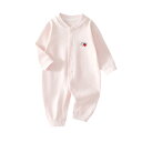 ロンパース カバーオール ベビー 赤ちゃん 乳幼児 パジャマ 長袖 シンプル 春 かわいい カジュアル 男女兼用 ルームウェア 服 フルーツ レジャーアウトドア...