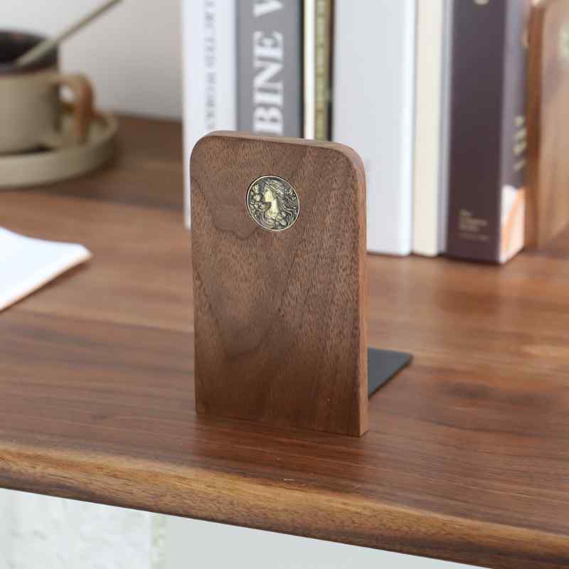 楽天ラ・グラーヌブック スタンド デスク トップ 本棚 整理整頓 収納 シンプル 書籍 クリップ 固定 幅調節 小型 バッフル 木製 ボード インテリア