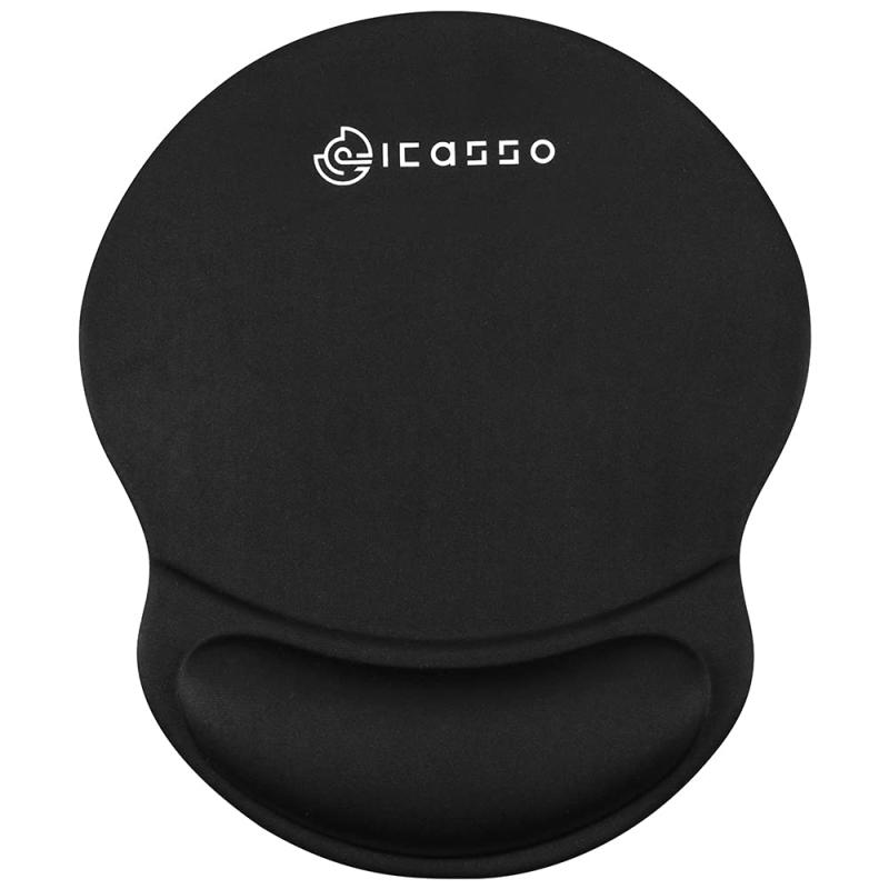 iCasso マウスパッド リストレスト一体型 防水 26×21cm YT