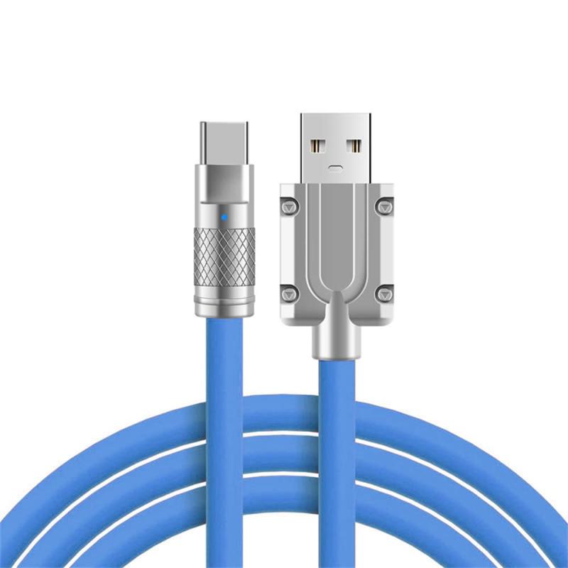 Cablec USB-A TypeA/USB-C Type-CからUSB-C液体シリカゲル超軟120 W電源USB 2.0データケーブル急速充電ノートパソコンタブレット電話…