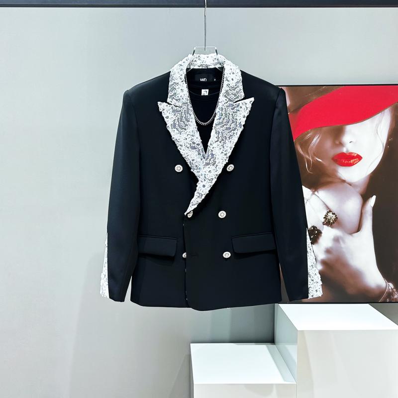 ジャケット メンズ ファッション エレガント モード ビジネス カジュアル スタイリッシュ ジャケット ダブルブレスト トラッド