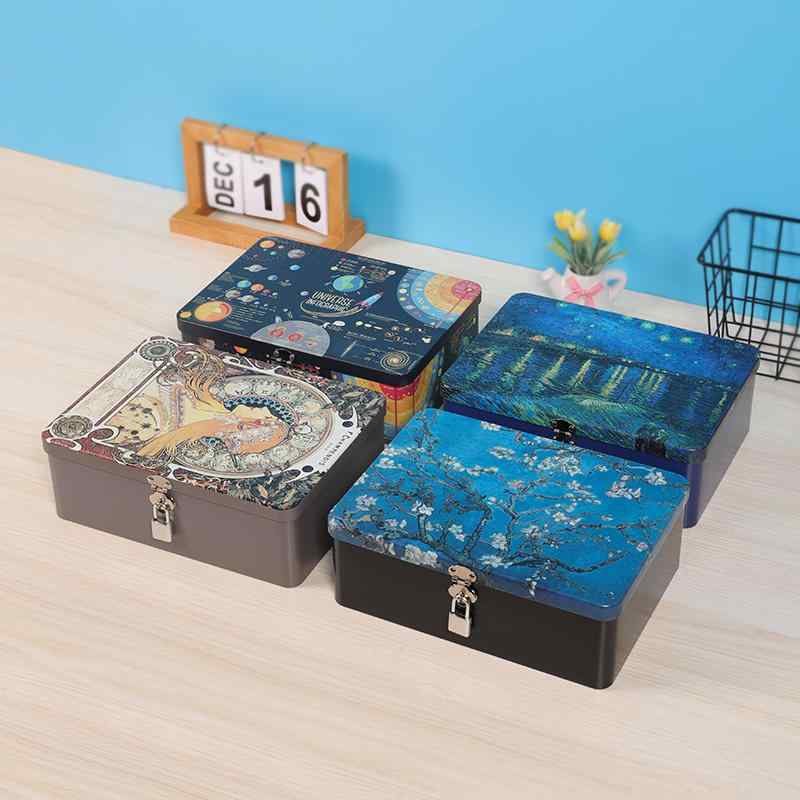 収納 ボックス 家庭用 キー ロック プライバシー 保護 セキュリティ 小物 入れ 保管 コンパクト 鍵付き デザイン