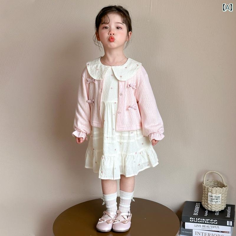 ・カテゴリ: キッズセットアップ・対象: 女性用・スタイル: 韓国風・セットタイプ: ワンピースセット・セット点数: 2点セット・対象年齢: 3〜8歳向け、身長100〜140cm・袖丈: 長袖・生地加工: 柔軟加工・厚さ: 薄手・柄: 無地・デザイン要素: キュート・主な素材: 綿70%・開閉様式: プルオーバー・カラー: ピンク・サイズ展開: 90cm、100cm、110cm、120cm、130cm、140cm