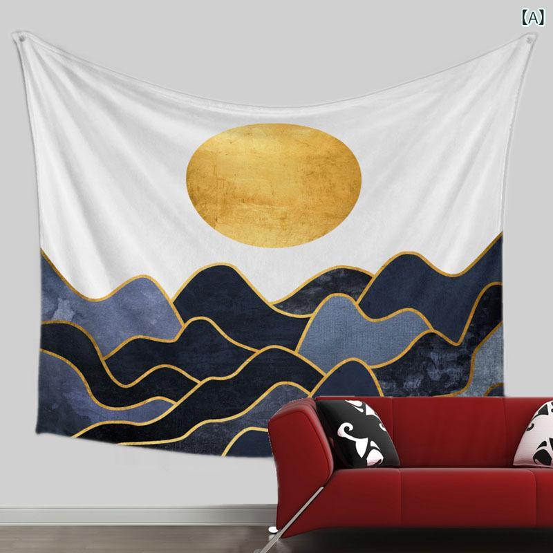 タペストリー 画像持ち込み 3Dデジタルプリント 田園風 カントリー調 リビング 居間 寝室 ベッドルーム 書斎 ワークスペース 壁掛け 装飾布 ポリエステル 長方形 インテリア 部屋飾り