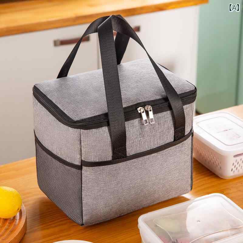 保温保冷バッグ大容量防水手提げトー...