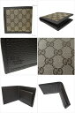 【10%OFF 5/7 09:59迄】グッチ 財布 二つ折り財布(小銭入れあり) GUCCI キャンバス×レザー GG柄 150413 9903 (ダークブラウン系×ベージュ系) アウトレット メンズ 送料無料