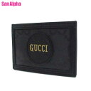 【10%OFF 5/7 AM9:59迄】グッチ カードケース GUCCI オフ ザ グリッド ロゴ マチなし カードケース 625578 (ブラック) ブティッ...