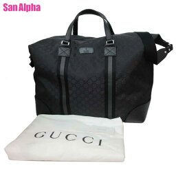 グッチ ボストンバッグ メンズ 【10%OFF 5/7 09:59迄】グッチ バッグ ハンドバッグ GUCCI GG柄 2WAY ボストンバッグ 肩掛け 斜め掛け 1～2泊 旅行 449180 G1XXN 8615(ブラック)アウトレット メンズ 送料無料 【※ラッピング対象外※】