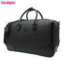 【10%OFF 5/7 AM9:59迄】グッチ バッグ ボストンバッグ GUCCI インターロッキングG ロゴレザー GGスプリーム キャンバス ダッフルバッグ...