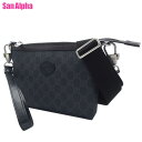 【10%OFF 5/7 AM9:59迄】グッチ バッグ ショルダーバッグ GUCCI インターロッキングG ロゴレザー GGスプリーム リストレット付き 斜め掛...