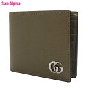 【1,000円OFF 7/11 01:59迄】グッチ 財布 二つ折り財布 (小銭入れ無し) GUCCI GGマーモント レザー ウォレット 428726 (ブラ...