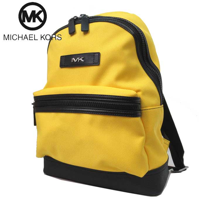 楽天SanAlpha（サンアルファ）マイケルコース アウトレット Michael Kors ショルダーバッグ 37F9LKSB2C キャンバス ケント スポーツ バックパック / リュック KENT SPORT / BKPK / LEMON（イエロー系） メンズ レディース