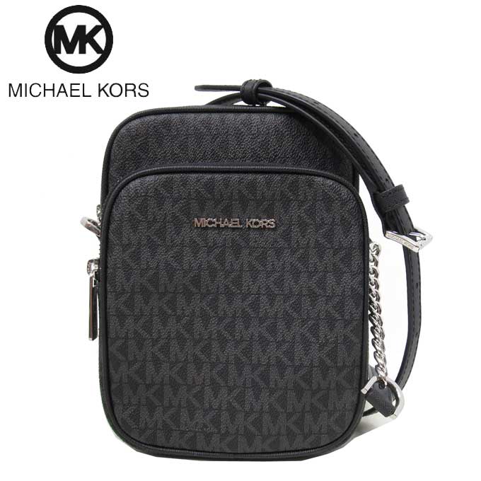 【1000円OFF 5/16 01:59迄】マイケルコース ショルダーバッグ MICHAEL KORS ジェット セット トラベル PVC カメラバッグ 斜めがけ 35F1STVC2B BLACK(ブラック) アウトレット レディース 送料無料