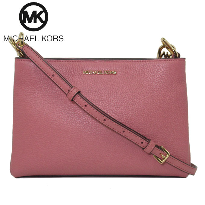 マイケルコース マイケルコース バッグ ショルダーバッグ MICHAEL KORS レザー トリシャ ミディアム トリプル コンパートメント クロスボディー 斜め掛け 35H1G9TC8L ROSE(ローズ) MICHAEL KORS アウトレット レディース 送料無料