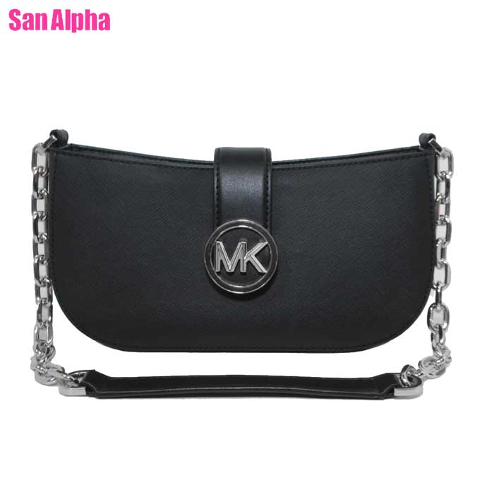 マイケルコース　ポシェット 【1000円OFF 5/16 01:59迄】マイケルコース バッグ ショルダーバッグ Michael Kors カルメン スモール ポシェット 肩掛け 35H3SNMC0L BLACK (ブラック) アウトレット レディース 送料無料