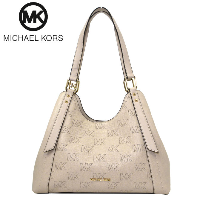 マイケルコース トートバッグ 【1000円OFF 5/16 01:59迄】マイケルコース バッグ トートバッグ MICHAEL KORS ARLO パンチング ロゴ MKシグネチャー センタージップ トリプル ラージ ショルダー トート 肩掛け 35S3GW7L7I BUFF(ベージュ系)レディース アウトレット