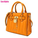 マイケル・コース バッグ ハンドバッグ MICHAEL KORS ハミルトン スモール パテント サッチェル 2WAY 斜め掛け 35T5GHMS1A POP ORANGE (ポップオレンジ) アウトレット レディース 送料無料