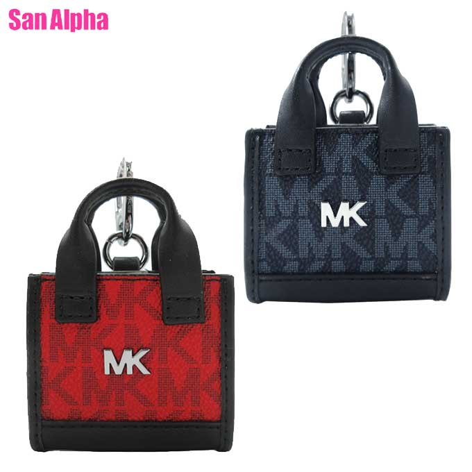 【1000円OFF 11/27 01:59迄】マイケルコース エアーポッズプロケース MICHAEL KORS MKシグネチャー マイクロトートキーホルダー 3...