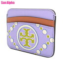 【10%OFF 5/7 AM9:59迄】トリーバーチ カードケース TORY BURCH T モノグラム コントラスト エンボス カードケース 137135 5...