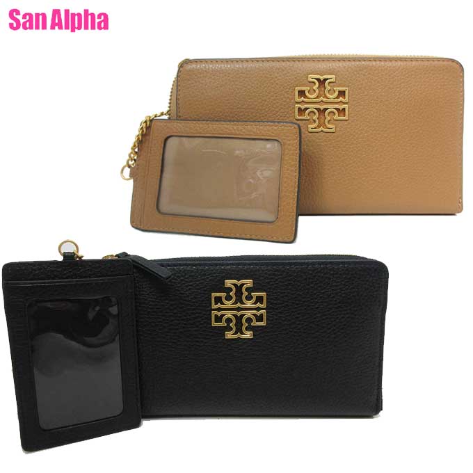 トリーバーチ 財布（レディース） 【1000円OFF 6/11 01:59迄】トリーバーチ 財布 長財布 TORY BURCH ブリテン ジップ コンチネンタル パスケース付き 141004 1122 アウトレット レディース 送料無料