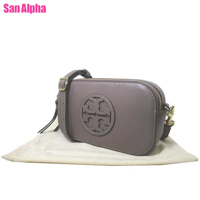 トリーバーチ 革ショルダーバッグ レディース 【10%OFF 5/21 09:59迄】トリーバーチ ショルダーバッグ TORY BURCH ミラー レザー ミニ クロスボディバッグ 斜め掛け 145667 0223 093 (グレイッシュブラウン系) レディース 送料無料