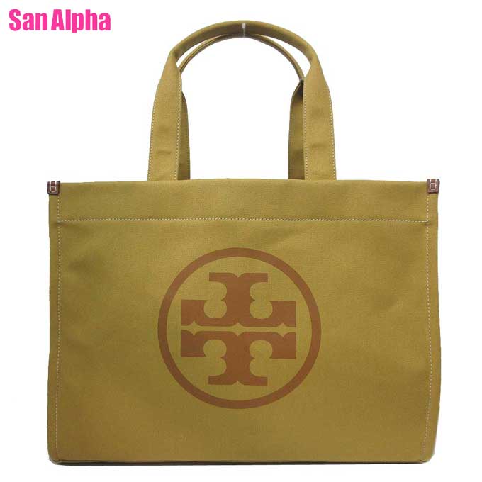 トリーバーチ トートバッグ レディース 【1000円OFF 5/16 01:59迄】トリーバーチ トートバッグ TORY BURCH エラ キャンバス トート 148792 0623 700 (イエロー系) レディース 送料無料