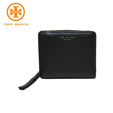 【1000円OFF 9/11 01:59迄】トリーバーチ TORY BURCH 財布 61074-0819-001 レザー 二つ折り財布 / PERRY / BLACK【レディース】【ギフト】