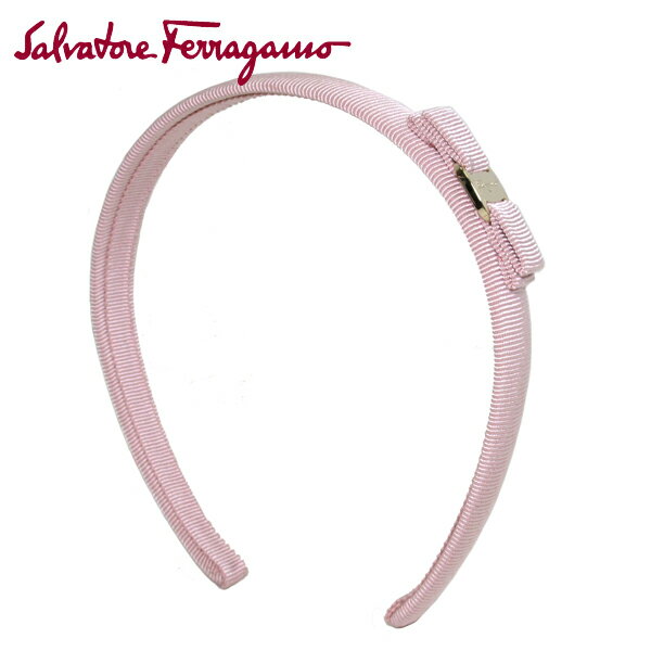 フェラガモ（カチューシャ） 【10%OFF 6/2 09:59迄】●訳あり●　フェラガモ ヘアー カチューシャ Salvatore Ferragamo ヴァラ リボン ヘアアクセサリー 601935-34-0086-055(ピンク系) レディース 送料無料