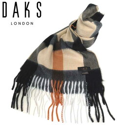 【10%OFF 4/21 09:59迄】ダックス DAKS アパレル メンズ レディース 00974 カシミヤ チェック柄 マフラー 薄手 ARRAN 送料無料