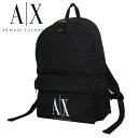 【10%OFF 4/21 09:59迄】アルマーニ エクスチェンジ バッグ ショルダーバッグ A/X Armani Exchange ナイロン バックパック リュック 952103-CC350-00020(ブラック)メンズ レディース