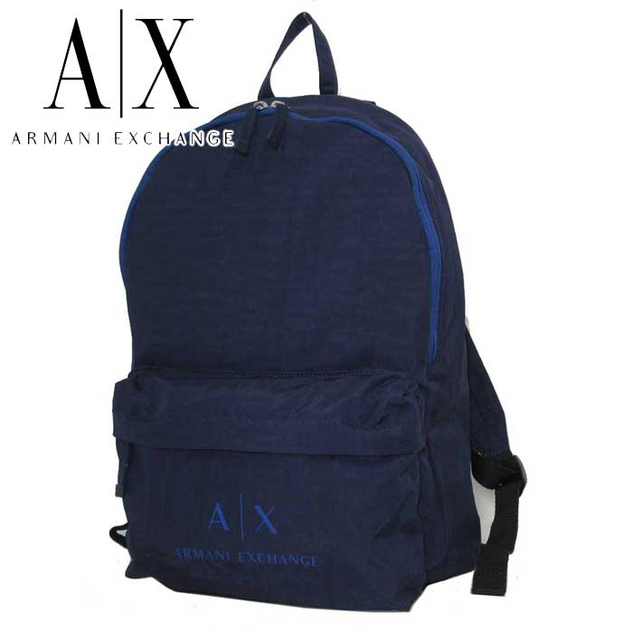 【10%OFF 5/21 09:59迄】アルマーニ エクスチェンジ バッグ ショルダーバッグ A/X Armani Exchange ナイロン バックパック リュック 952103-CC511-04239(ダークシー)メンズ レディース