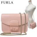 フルラ ショルダーバッグ（レディース） 【1000円OFF 4/17 09:59迄】フルラ バッグ ショルダーバッグ FURLA メトロポリス チェーン ミニ クロスボディ ポシェット ミニバッグ 斜め掛け BATLEP0 VNC000 1BR00(ライトピンク系)ブティック レディース 送料無料