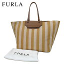 フルラ ブティック FURLA トートバッグ レディース WB00510 BX0635 1046S キャンバス メラヴィリア ストライプ柄 A4ファイル収納可 送料無料