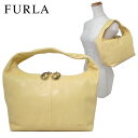 フルラ バッグ ハンドバッグ FURLA レザー ジンジャー S ホーボー WB00514 BX0329 0654S(ライトイエロー系) ブティック レディース 送料無料