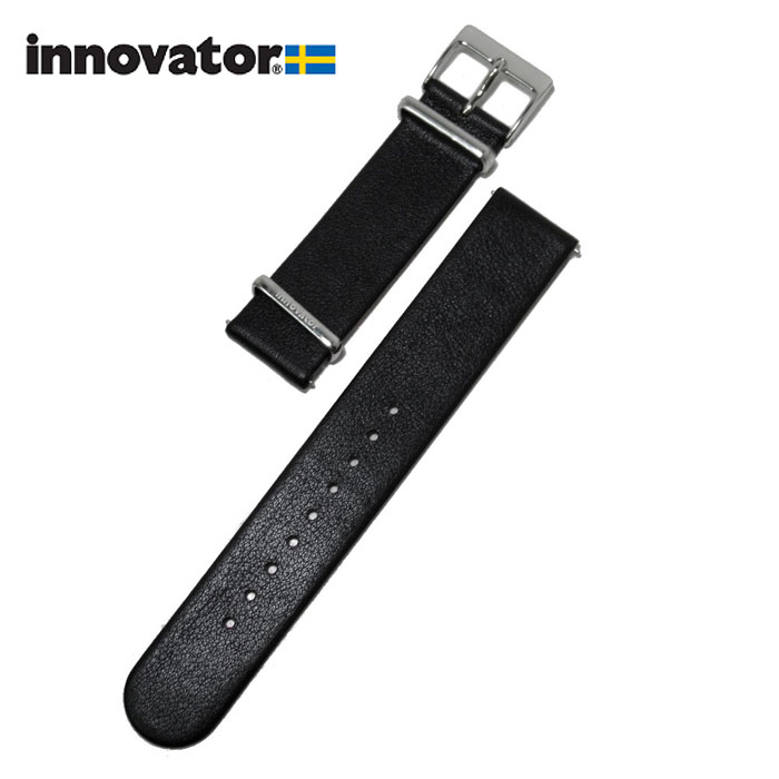 イノベーター 時計 腕時計 innovator レザー 交換 替えベルト 専用ベルト バンド 単品 約1.8cm IN-belt-BK(ブラック) レディース 【メール便対応(ネコポス)】【ラッピング対象外】