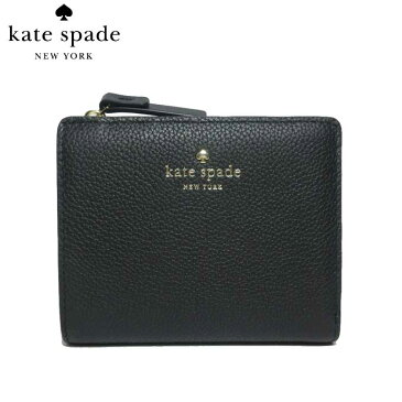 ケイト・スペード アウトレット kate spade 財布 WLRU5243 レザー 両開き財布 small shawn / larchmont avenue / black(001):ブラック【RCP】【楽天カード分割】【レディース】