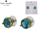 【10%OFF 5/7 09:59迄】ケイトスペード アクセサリー K7966 403 AQUAMARINE キュービックジルコニア ピアス kate spade アウトレット 【メール便対応(ネコポス)】