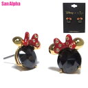 ケイト・スペード ニューヨーク ピアス（レディース） 【10%OFF 5/7 09:59迄】ケイトスペード アクセサリー kate spade × Disney ディズニー ミニー ピアス K9173 960 (ブラック×ゴールド系) アウトレット レディース 【メール便(ネコポス)】