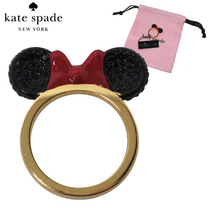 ●コラボ商品● ケイトスペード×ディズニー アクセサリー O0RU3217 974 ミニー マウス リング 指輪 kate spade アウトレット 送料無料【メール便対応(ネコポス)】【ギフト】のサムネイル