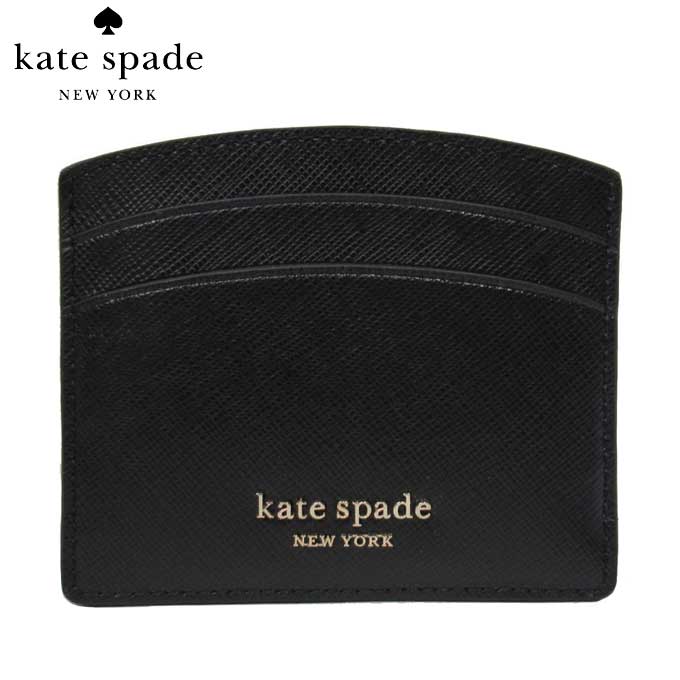 ケイトスペード カードケース kate spade スペンサー カードホルダー PWR00277 001(ブラック)レディース 【メール便対応(ネコポス)】