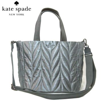 ケイト・スペード アウトレット kate spade ハンドバッグ WKRU5824-088 ellie / small tote ナイロン スモール 2WAY トート anthracite(088):シルバー系【RCP】【楽天カード分割】【レディース】