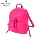 【34時間限定ポイント5倍1/20 0:00〜】【10%OFF】ケイトスペード アウトレット kate spade ショルダーバッグ WKRU6586-679 カリッサ ナイロン ミディアム バックパック / リュック large backpack / karissa nylon / radiantpnk(679):ネオンピンク系【レディース】