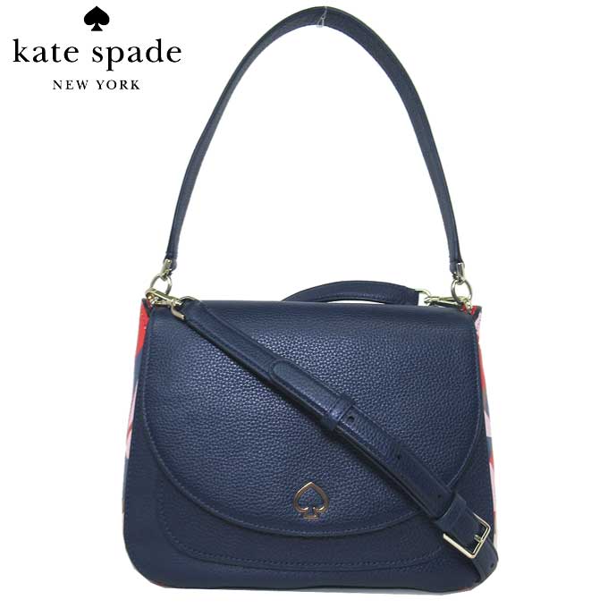 ケイトスペード 【10%OFF 6/2 09:59迄】ケイトスペード ショルダーバッグ kate spade WKRU6816-563(ネイビー系) レザー 2WAY nightcap アウトレット レディース