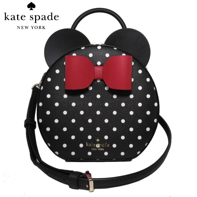 ケイトスペード ショルダーバッグ 斜めがけ K4641 001 レザー ディズニー コラボ ミニーマウス クロスボディーdisney kate spade アウトレット 送料無料