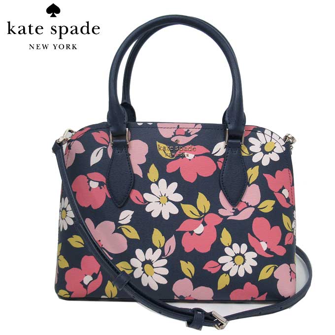 ケイトスペード バッグ レディース K6108-403(ネイビー系×マルチ) ダーシー フローラ スモール 2WAY サッチェル kate spade アウトレット 送料無料