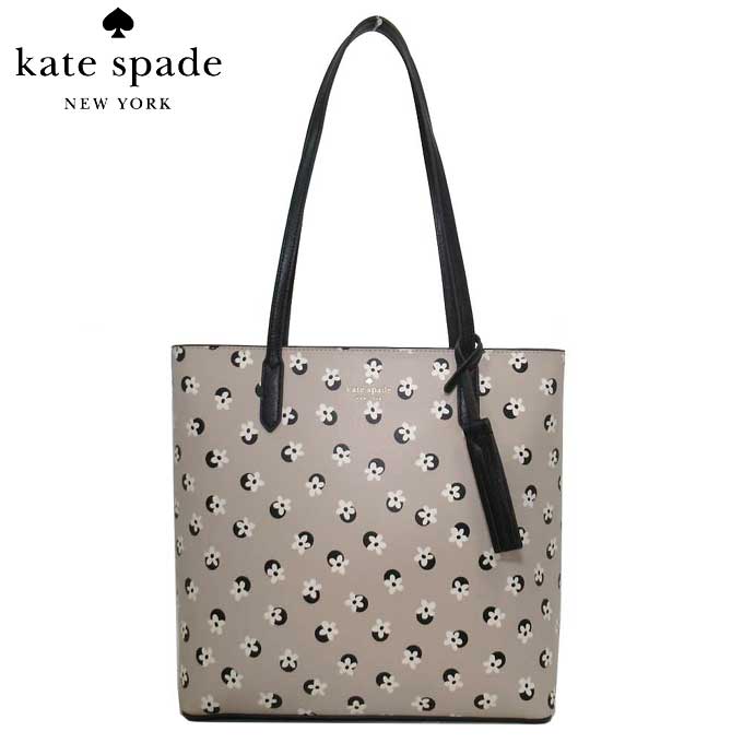 【10%OFF 5/21 09:59迄】ケイトスペード バッグ トートバッグ kate spade フローラル ドットプリント トート 肩掛け K8149-960(ニュートラル×マルチカラー) レディース 送料無料