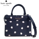 ケイトスペード 【10%OFF 4/21 09:59迄】ケイトスペード バッグ ハンドバッグ kate spade ステイシー アップル プリント 2WAY スモール サッチェル K8176 960(ブレザーブルー) アウトレット レディース 送料無料