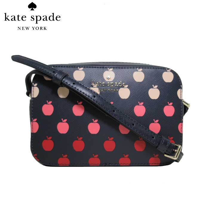 ケイト・スペード ニューヨーク ミニバッグ レディース ケイトスペード バッグ ショルダーバッグ kate spade ステイシー アップル プリント オーチャード ディグレード ミニ カメラバッグ 斜め掛け K8298 960(マルチカラー) アウトレット レディース 送料無料