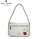 【10%OFF 5/7 09:59迄】ケイトスペード ポーチ kate spade スウィートハート レザー リストレット KA613 960(ホワイト系マルチ) アウトレット 送料無料